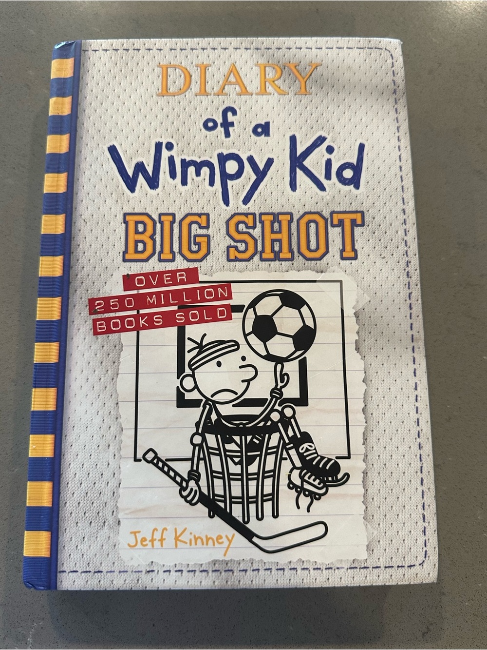 Diary of a Wimpy Kid: Big Shot — White & Blue Kids Book